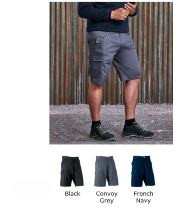 Russells 002M Polycot Twill Workwear Shorts